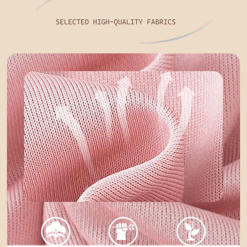 Girl's Pink and Brown Bow Decorated Sweatshirt and Leggings Outfit Set