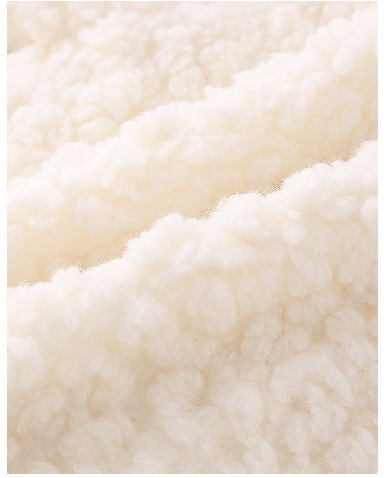 Baby and Toddler White Fleece Hoodie & Pants 2-Piece Outfit Set