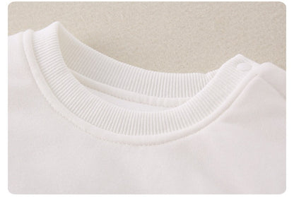 Baby Boys' 3-Piece Set Quilted Bear Print Jacket and Long Sleeve Shirt & Pants