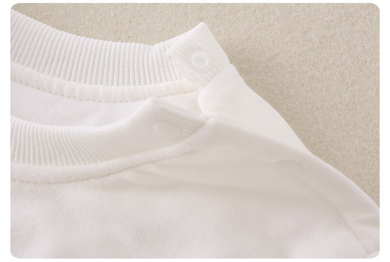 Baby Boys' 3-Piece Set Quilted Bear Print Jacket and Long Sleeve Shirt & Pants