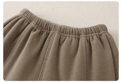 Baby Boys' 3-Piece Set Quilted Bear Print Jacket and Long Sleeve Shirt & Pants