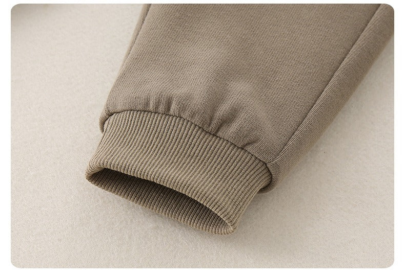 Baby Boys' 3-Piece Set Quilted Bear Print Jacket and Long Sleeve Shirt & Pants