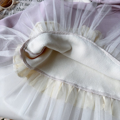 Girls' 2-Piece Winter Set Fleece-Lined Hoodie &amp; Lace Trim Joggers (Ages 3-8)